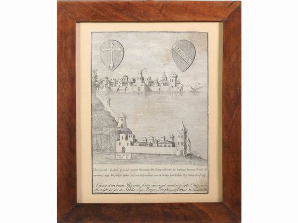 Veduta del Porto Pisano  - Asta Dballage. Occasioni in asta - Associazione Nazionale - Case d'Asta italiane