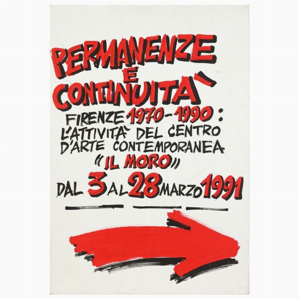 Vinicio Berti : Permanenze e Continuità Firenze 1970-1990  - Asta Dballage. Occasioni in asta - Associazione Nazionale - Case d'Asta italiane
