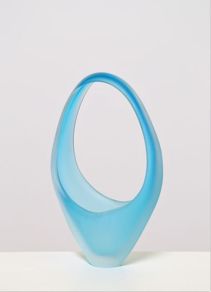 Archimede Seguso : Vaso in vetro sommerso blu e acidato anni 60.  - Asta ASTA 247 DESIGN - Associazione Nazionale - Case d'Asta italiane