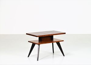 MANIFATTURA ITALIANA - Tavolino in legno laccato, anni 50