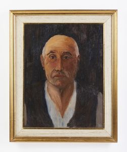 ARTISTA DEL XIX-XX SECOLO : Ritratto d'uomo  - Asta Asta 472 | ARTE ANTICA E DEL XIX SECOLO Virtuale - Associazione Nazionale - Case d'Asta italiane