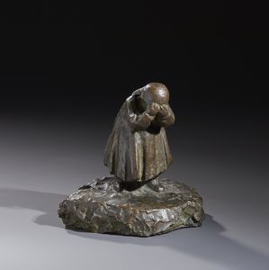 PELLINI EUGENIO (1864 - 1934) - Bambina che piange