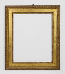 MANIFATTURA DEL XIX-XX SECOLO : Lotto di tre cornici in legno dorato e parzialmente ebanizzato  - Asta Asta 472 | ARTE ANTICA E DEL XIX SECOLO Virtuale - Associazione Nazionale - Case d'Asta italiane