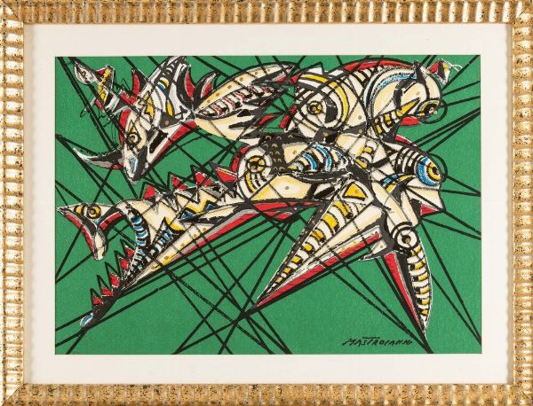 UMBERTO MASTROIANNI : Aereo  - Asta Dall'Ottocento all'Arte Contemporanea - Associazione Nazionale - Case d'Asta italiane