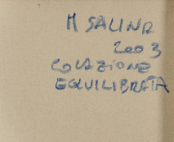 Mario Salina : Colazione equilibrata  - Asta Dall'Ottocento all'Arte Contemporanea - Associazione Nazionale - Case d'Asta italiane