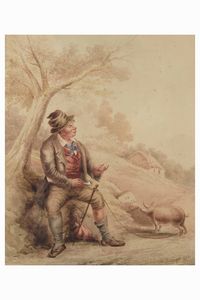 J. Claude Bosanquet 1873 Viandante  - Asta Dall'Ottocento all'Arte Contemporanea - Associazione Nazionale - Case d'Asta italiane