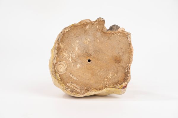 Scultura in terracotta policroma raffigurante bambina, secolo XX  - Asta Incanti d'Arte - Associazione Nazionale - Case d'Asta italiane