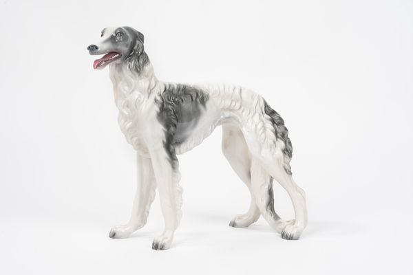 Ugo Zaccagnini : Levriero russo  - Asta Incanti d'Arte - Associazione Nazionale - Case d'Asta italiane