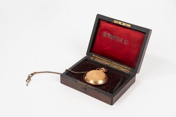 Orologio da tasca in oro 18k a doppia cassa, inizi secolo XX  - Asta Incanti d'Arte - Associazione Nazionale - Case d'Asta italiane