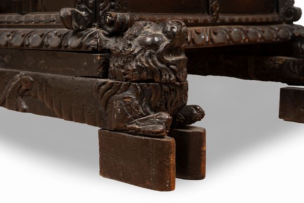 Credenza a Bambocci, Genova secoli XVI - XVII  - Asta Incanti d'Arte - Associazione Nazionale - Case d'Asta italiane