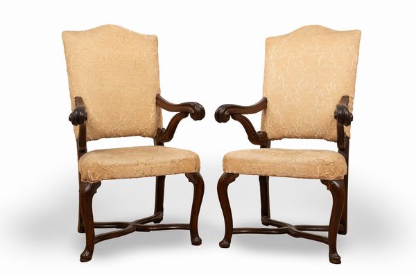 Coppia di poltrone Luigi XIV, fine secolo XVII - inizi secolo XVIII  - Asta Incanti d'Arte - Associazione Nazionale - Case d'Asta italiane