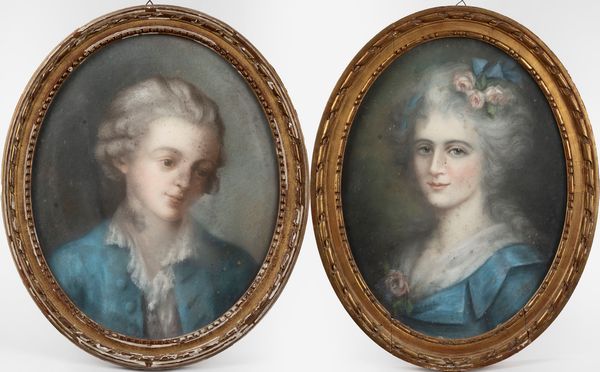 Scuola veneta, secolo XVIII : RITRATTO DI GENTILDONNA; E RITRATTO DI GIOVINETTO  - Asta Incanti d'Arte - Associazione Nazionale - Case d'Asta italiane