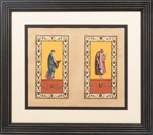 Sei stampe a soggetto pompeiano  - Asta Incanti d'Arte - Associazione Nazionale - Case d'Asta italiane