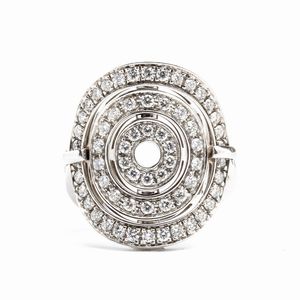bulgari : Collezione ASTRALE: anello in oro con diamanti  - Asta Gioielli e Orologi - Associazione Nazionale - Case d'Asta italiane