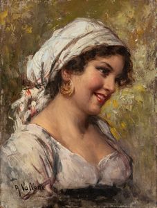 Antonio Vallone - Giovane popolana