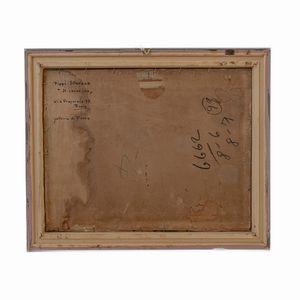 GIUSEPPE PIPPI ( Starace) : Il canarino  - Asta Smart Auction: arredi, dipinti, sculture, argenti e altro a prezzi vantaggiosi - Associazione Nazionale - Case d'Asta italiane