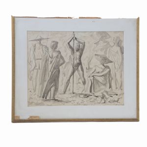 ACHILLE CAPIZZANO : La spiaggia  - Asta Smart Auction: arredi, dipinti, sculture, argenti e altro a prezzi vantaggiosi - Associazione Nazionale - Case d'Asta italiane