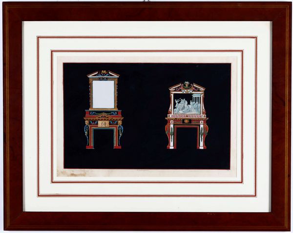 Incisione acquerellata, John Boydell 1784  - Asta Antiquariato - Associazione Nazionale - Case d'Asta italiane