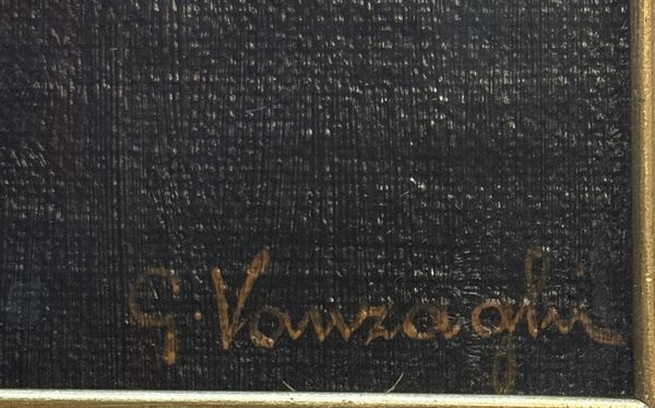 Giulio Vanzaghi (Novara 1887-Borghetto Santo Spirito 1973) In casa mia  - Asta Antiquariato - Associazione Nazionale - Case d'Asta italiane