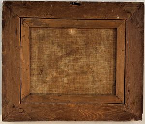 Pittore anonimo Natura morta con mele, anguria e uva  - Asta Antiquariato - Associazione Nazionale - Case d'Asta italiane