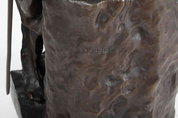 Paul Dubois : Il coraggio militare  - Asta Scultura - Associazione Nazionale - Case d'Asta italiane