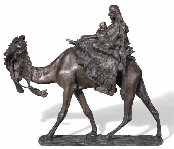 Ernesto Bazzaro : Maternit� beduina  - Asta Scultura - Associazione Nazionale - Case d'Asta italiane