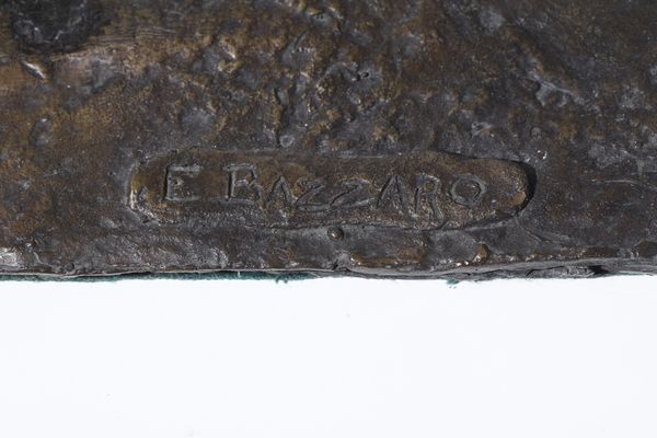 Ernesto Bazzaro : Maternit� beduina  - Asta Scultura - Associazione Nazionale - Case d'Asta italiane