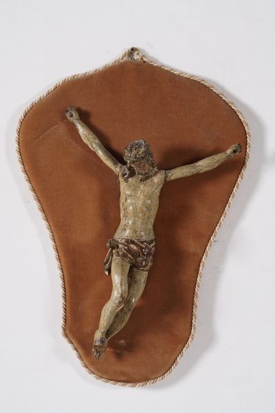 Corpus Christi in legno laccato, XVIII secolo  - Asta Scultura - Associazione Nazionale - Case d'Asta italiane