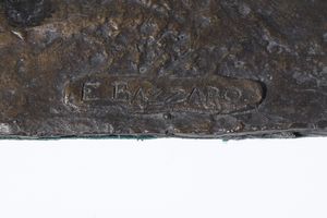 Ernesto Bazzaro : Maternit� beduina  - Asta Scultura - Associazione Nazionale - Case d'Asta italiane