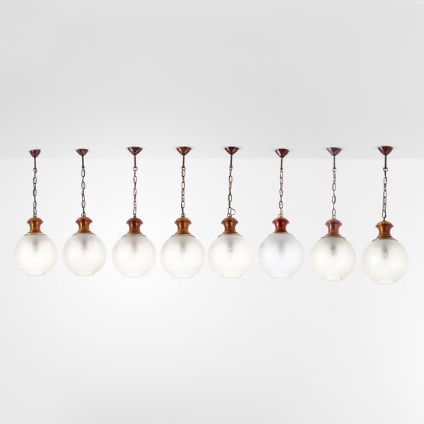 Otto lampade a sospensione  - Asta Design LAB - Associazione Nazionale - Case d'Asta italiane