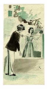 Piero Bernardini - Lotto composto di 8 disegni.