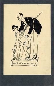 Piero Bernardini : Lotto composto di 8 disegni.  - Asta Arte Antica, Orientale, Moderna e Contemporanea [parte II] - Associazione Nazionale - Case d'Asta italiane