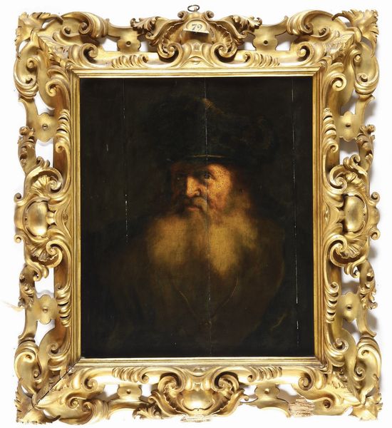 Scuola olandese del XVII secolo Ritratto di vecchio soldato  - Asta Dipinti Antichi - Associazione Nazionale - Case d'Asta italiane