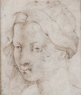 Scuola dell'Italia centrale della fine del XVI secolo Testa di donna  - Asta Dipinti Antichi - Associazione Nazionale - Case d'Asta italiane