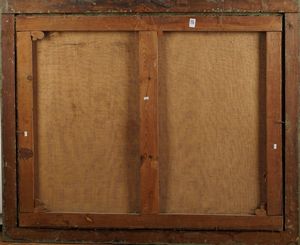 Scuola emiliana del XVIII secolo Carit� romana  - Asta Dipinti Antichi - Associazione Nazionale - Case d'Asta italiane