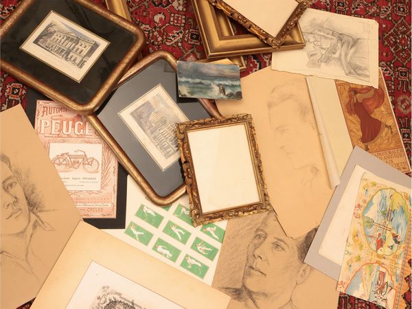 Grande lotto di cornici d'epoca  - Asta Una casa fiorentina - Associazione Nazionale - Case d'Asta italiane