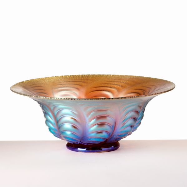 Tiffany ciotola in vetro Favrile  - Asta Vetri e ceramiche - Associazione Nazionale - Case d'Asta italiane