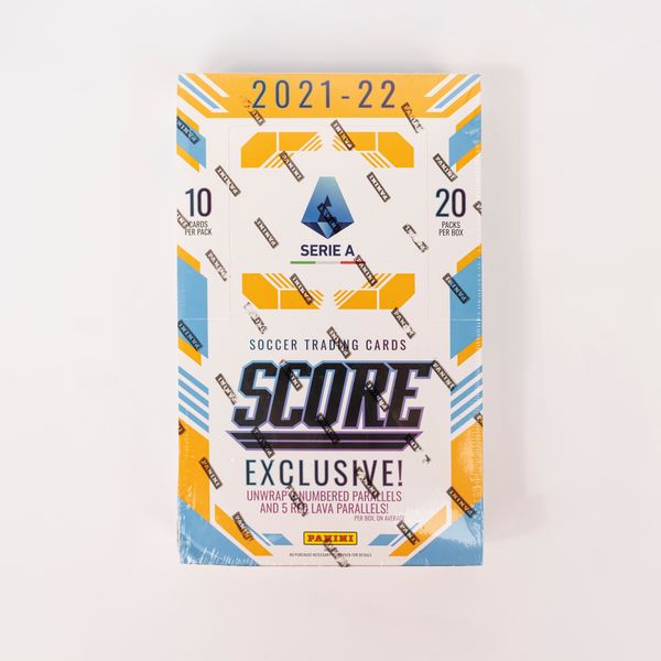 Panini Score Serie A  2021/22- Box da 20 Bustine Retail - Sigillato  - Asta Pop Culture / Memorabilia e Card - Associazione Nazionale - Case d'Asta italiane