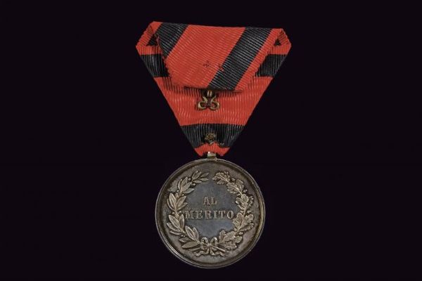 Medaglia Ferdinando IV al merito  - Asta Medaglie, Ordini e Decorazioni - Associazione Nazionale - Case d'Asta italiane