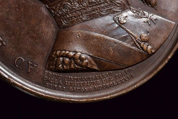 Medaglia la Marmora - Corpo dei Bersaglieri  - Asta Medaglie, Ordini e Decorazioni - Associazione Nazionale - Case d'Asta italiane