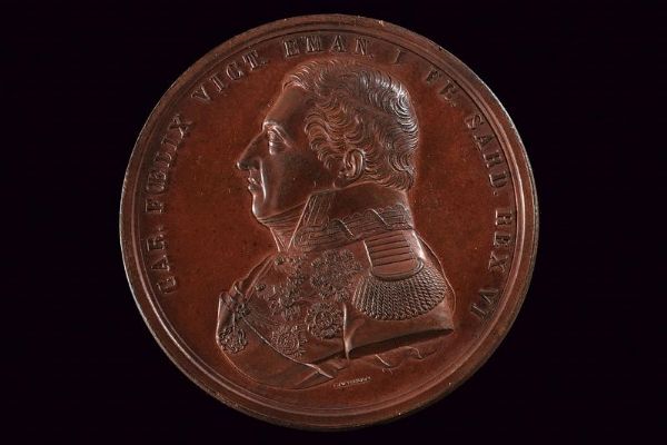 Medaglia Carlo Felice (1821-31)  - Asta Medaglie, Ordini e Decorazioni - Associazione Nazionale - Case d'Asta italiane