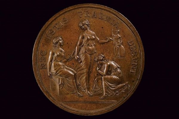Medaglia Ferdinando I di Borbone (1816-1825) in bronzo  - Asta Medaglie, Ordini e Decorazioni - Associazione Nazionale - Case d'Asta italiane