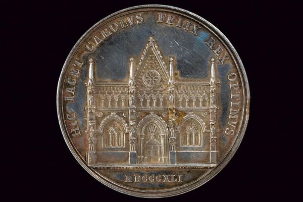 Medaglia Maria Cristina di Borbone Regina delle Due Sicilie (1806-1878)  - Asta Medaglie, Ordini e Decorazioni - Associazione Nazionale - Case d'Asta italiane