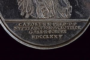 Medaglia per le nozze di Carlo Emanuele e Maria Clotilde, Vittorio Amedeo III (1773-96)  - Asta Medaglie, Ordini e Decorazioni - Associazione Nazionale - Case d'Asta italiane