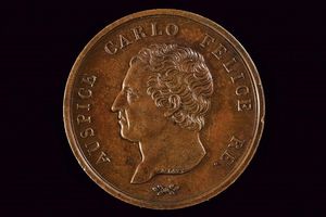 Medaglia Pietro Micca, Carlo Felice (1821-31)  - Asta Medaglie, Ordini e Decorazioni - Associazione Nazionale - Case d'Asta italiane