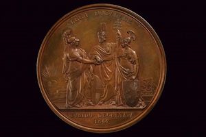 Medaglia lega doganale, Carlo Alberto (1831-49)  - Asta Medaglie, Ordini e Decorazioni - Associazione Nazionale - Case d'Asta italiane