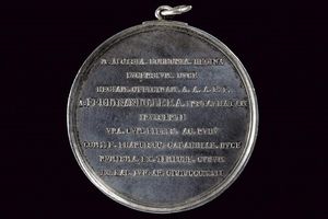Medaglia Ferdinando I di Borbone (1816-1825) in argento  - Asta Medaglie, Ordini e Decorazioni - Associazione Nazionale - Case d'Asta italiane