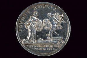 Medaglia a ricordo del matrimonio fra Pietro Leopoldo e Maria Lodovica  - Asta Medaglie, Ordini e Decorazioni - Associazione Nazionale - Case d'Asta italiane