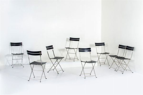 ZANUSO MARCO : Otto sedie mod. Celestina  - Asta Asta 147 Design - Associazione Nazionale - Case d'Asta italiane