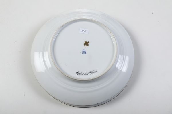 Sei piatti.<BR>Boemia, XIX secolo.  - Asta Ceramiche - Associazione Nazionale - Case d'Asta italiane